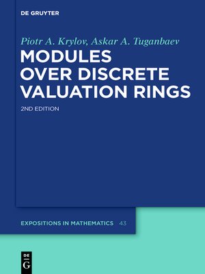 cover image of Modules over Discrete Valuation Rings